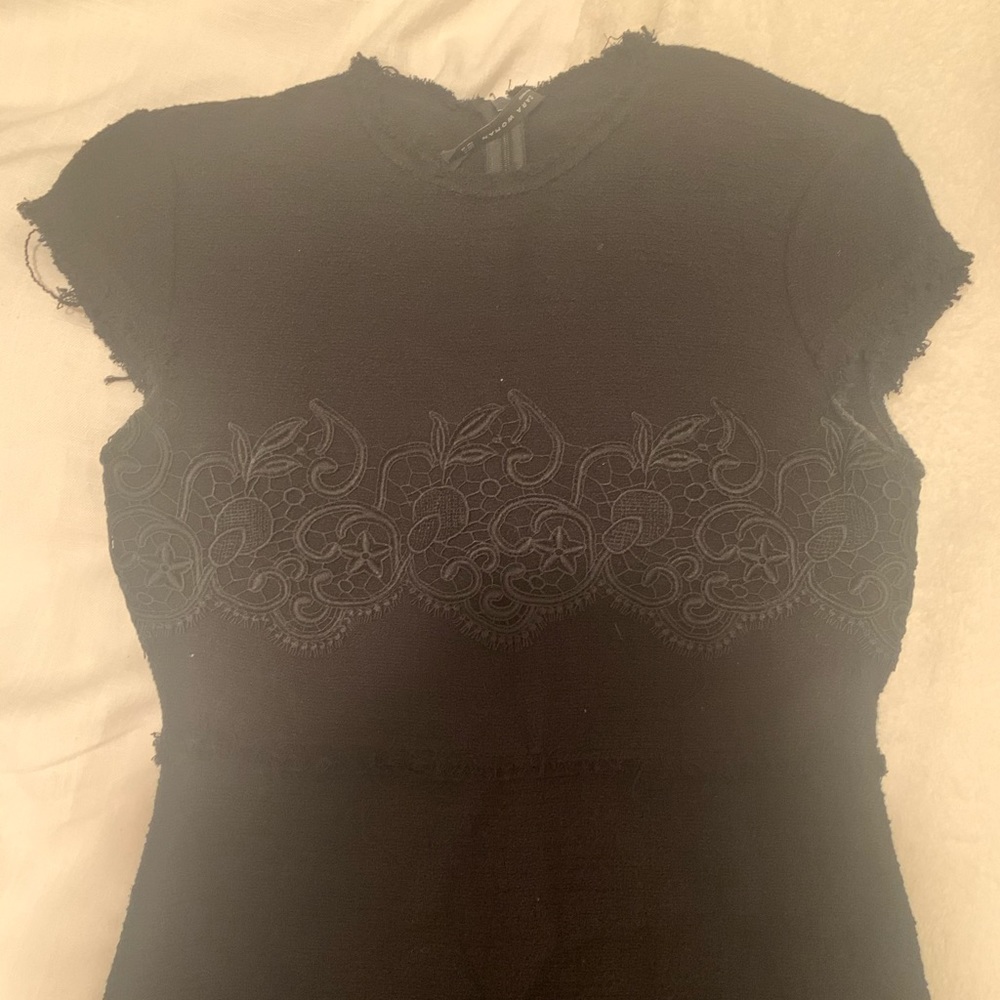 Black tweed Zara dress